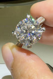 5 Carat Moissanite 925 Sterling Silver Ring thumbnail 3