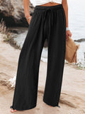 Full Size Drawstring Wide Leg Pants Plus Size thumbnail 30