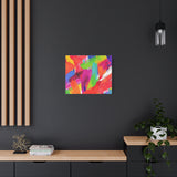 Abstract Rainbow Brushstrokes Matte Canvas Wall Art — Vibrant Stretched 1.25" thumbnail 55