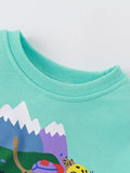 Children's Pedal Power Graphic Crew Neck Sweatshirt thumbnail 2