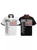 Men's Graphic Leopard Collar Short Sleeve Polo thumbnail 5