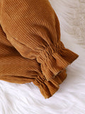 Children's Ruffled Hem Corduroy Pants thumbnail 5