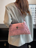 Studded Flap Chain Shoulder Bag thumbnail 11