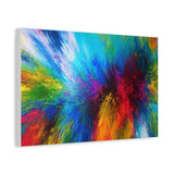 Abstract Color Explosion Matte Canvas Print thumbnail 38