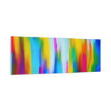 Abstract Rainbow Waves Matte Canvas Print — Vibrant Colorful Wall Art thumbnail 92