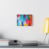 Vibrant Abstract Color Splash Matte Canvas Print thumbnail 30
