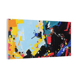 Abstract Color Splash Matte Canvas Print — Modern Stretched Wall Art thumbnail 59