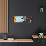 Abstract Color Splash Matte Canvas Print — Modern Stretched Wall Art thumbnail 70