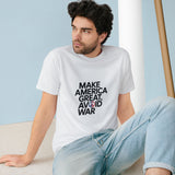 Make America Great, Avoid War T-Shirt — Anti-War Political Graphic Tee thumbnail 1