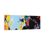 Abstract Color Splash Matte Canvas Print — Modern Stretched Wall Art thumbnail 80