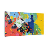 Abstract Color Splash Matte Canvas — Stretched Wall Art thumbnail 74