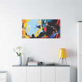 Abstract Color Splash Matte Canvas Print — Modern Stretched Wall Art thumbnail 84