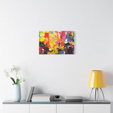 Abstract Color Splash Canvas Print - Vibrant Stretched Matte Wall Art thumbnail 48