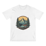 Mountain Forest Bear T-Shirt — Vintage Nature Graphic Tee thumbnail 1