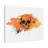 Skull Art Canvas Print – Vibrant Paint-Splash Skull Wall Decor thumbnail 50
