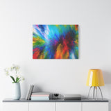 Abstract Color Explosion Matte Canvas Print thumbnail 66