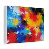 Abstract Color Splash Matte Canvas Print — Vibrant Stretched Wall Art thumbnail 26