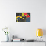 Abstract Color Splash Matte Canvas Print — Modern Stretched Wall Art thumbnail 51