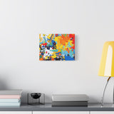 Abstract Splash Colorful Matte Canvas Wall Art – Vibrant Modern Stretched Print thumbnail 33