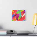 Abstract Rainbow Brushstrokes Matte Canvas Wall Art — Vibrant Stretched 1.25" thumbnail 36