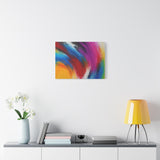Abstract Rainbow Swirl Matte Canvas Print (Stretched) thumbnail 54