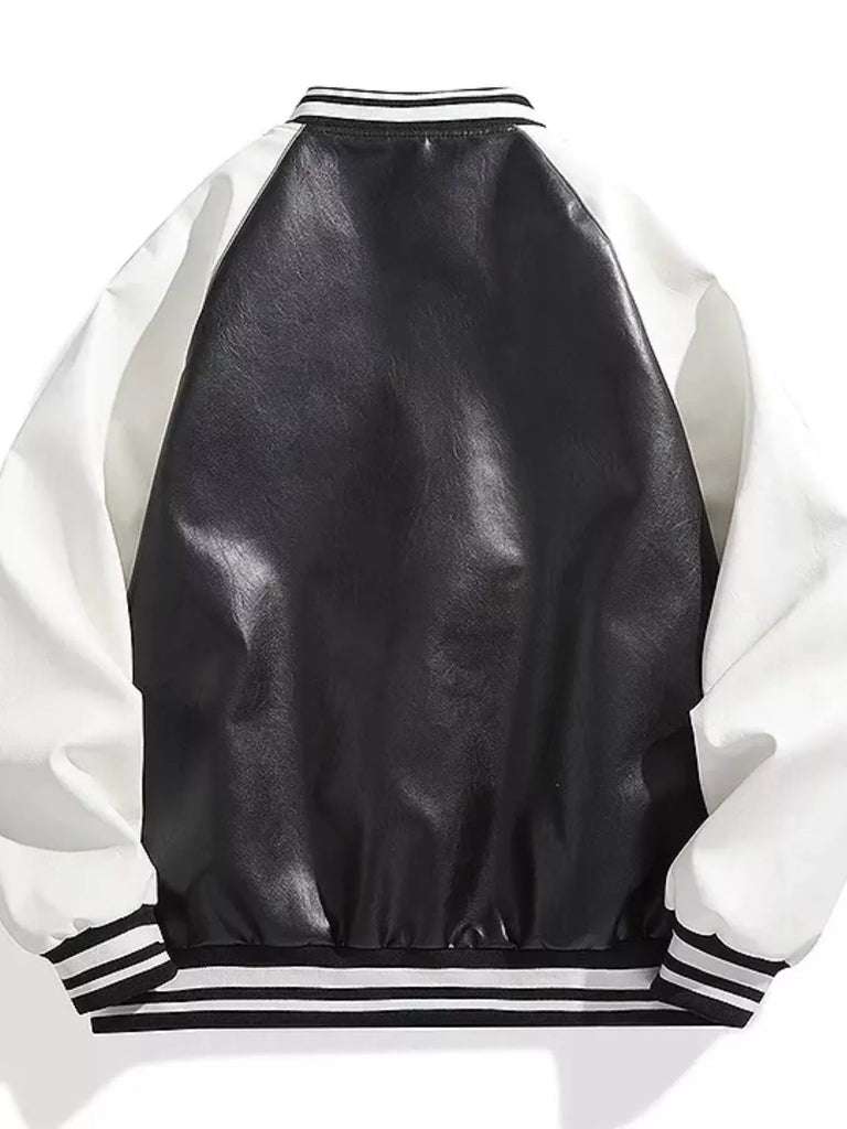 Men's Plus Size Snap Down Long Sleeve Jacket