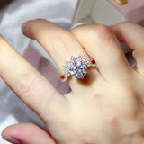 3 Carat 925 Sterling Silver Moissanite Ring thumbnail 4