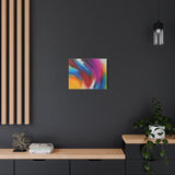 Abstract Rainbow Swirl Matte Canvas Print (Stretched) thumbnail 49