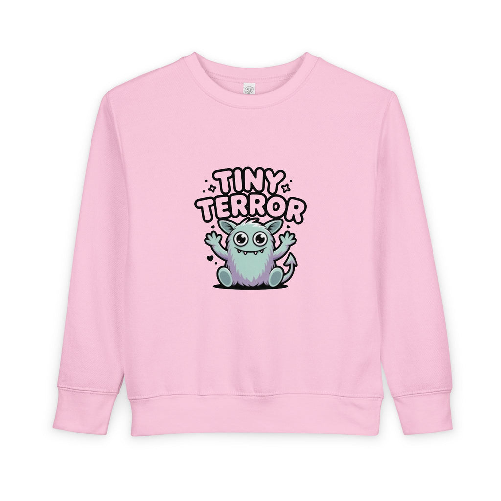 Tiny Terror Toddler Sweatshirt – Cute Monster Kids Pullover