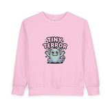 Tiny Terror Toddler Sweatshirt – Cute Monster Kids Pullover thumbnail 3