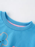 Children's Floral Crew Neck Casual Sweatshirt thumbnail 2
