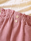 Children's Ruffled Hem Corduroy Pants thumbnail 14
