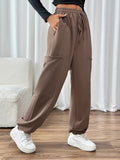 Perfee Tied Joggers with Pockets thumbnail 4