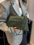 Studded Flap Chain Shoulder Bag thumbnail 9
