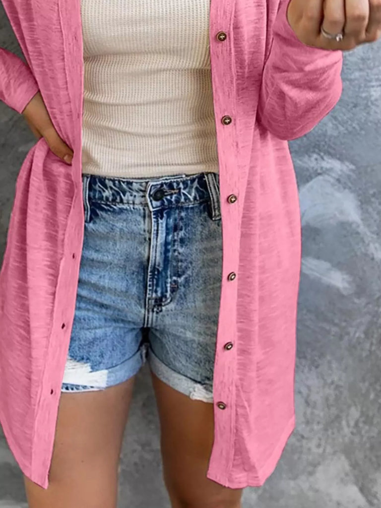 Lightweight Button-Down Cardigan