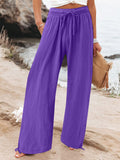 Full Size Drawstring Wide Leg Pants Plus Size thumbnail 17