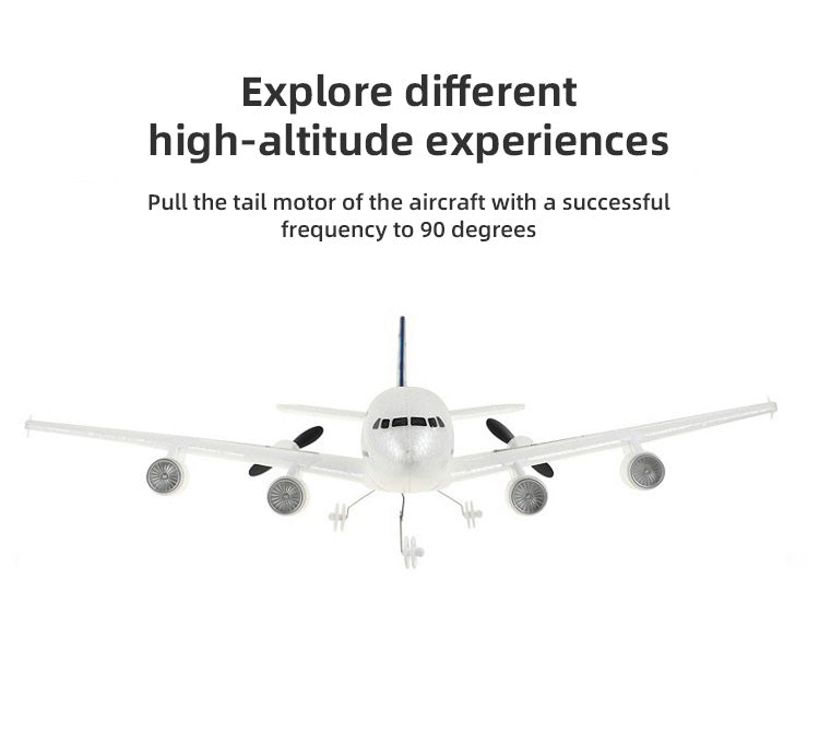 A380 Airbus RC Airplane – 2.4GHz Foam Fixed Wing RC Plane Easy Fly RTF Model