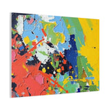 Abstract Color Splash Matte Canvas — Stretched Wall Art thumbnail 77