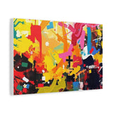 Abstract Color Splash Canvas Print - Vibrant Stretched Matte Wall Art thumbnail 41