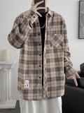 Men's Plus Size Plaid Button Up Shirt thumbnail 3