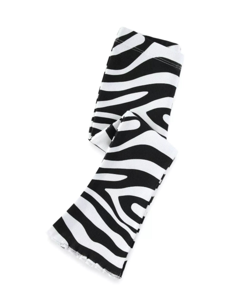Children's Zebra Print Flare Pants