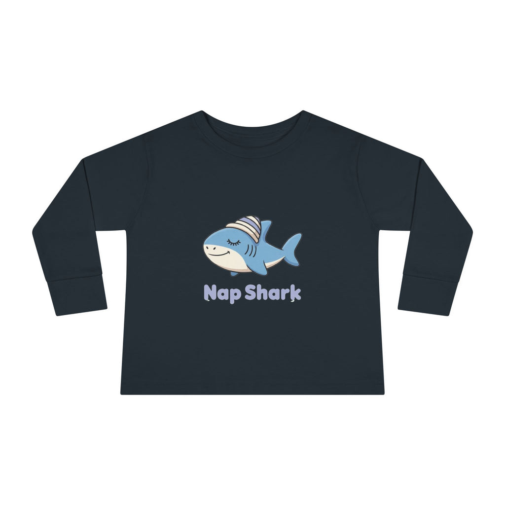 Nap Shark Toddler Long Sleeve Tee