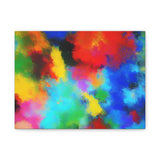 Abstract Color Burst Canvas Print — Vibrant Stretched Matte Wall Art thumbnail 2