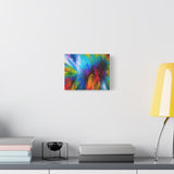 Abstract Color Explosion Matte Canvas Print thumbnail 27