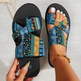Bohemian Patterned Cutout Sandals thumbnail 1