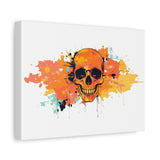Skull Art Canvas Print – Vibrant Paint-Splash Skull Wall Decor thumbnail 29