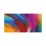 Abstract Rainbow Swirl Matte Canvas Print (Stretched) thumbnail 24
