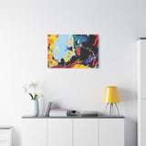 Abstract Color Splash Matte Canvas Print — Modern Stretched Wall Art thumbnail 72