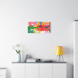 Abstract Color Splash Matte Canvas Print — Vibrant Modern Wall Art thumbnail 57