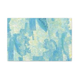 Abstract Aqua Brushstroke Canvas Print — Coastal Blue Wall Art thumbnail 8